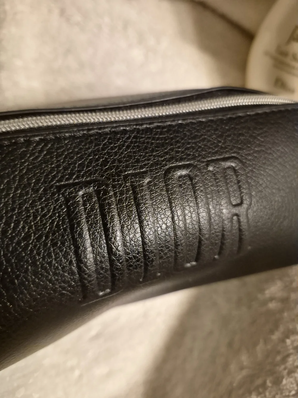 Dior Black Leather Cosmetic Pouch with J'adore Lait Sublime - Picture 5 of 6
